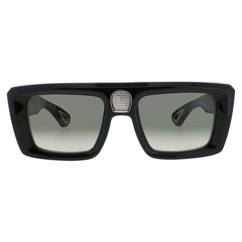 Men's Black Rectangular Sunglasses
