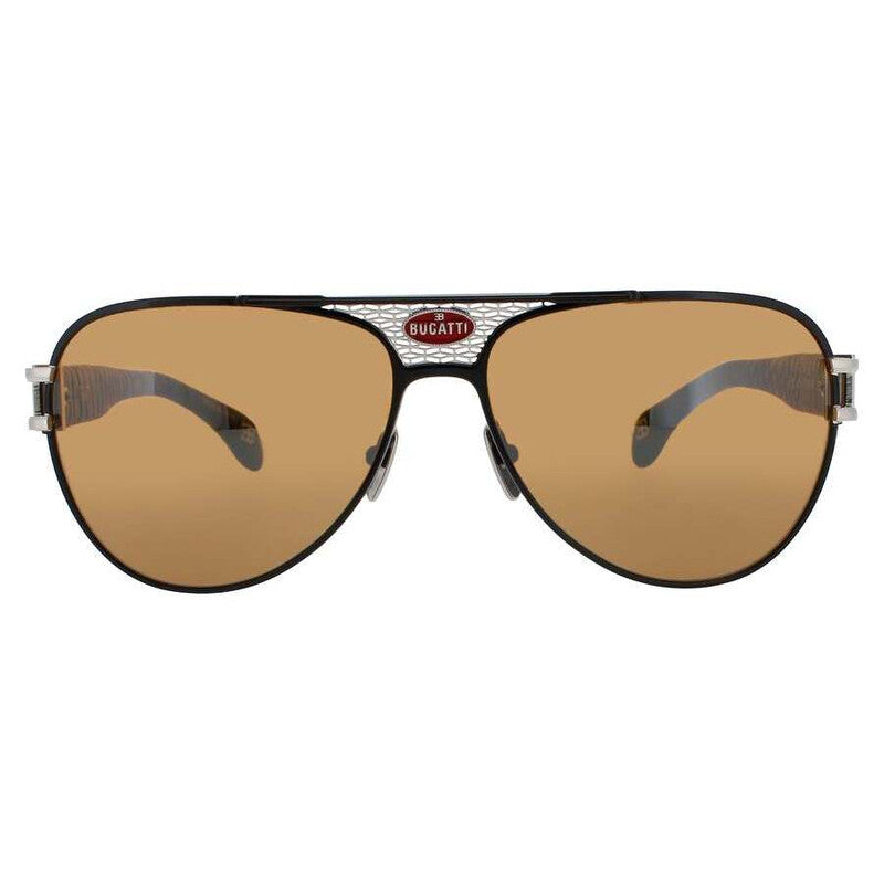 Men's Black Rectangular Sunglasses