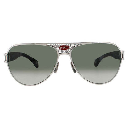 Men's Black Rectangular Sunglasses