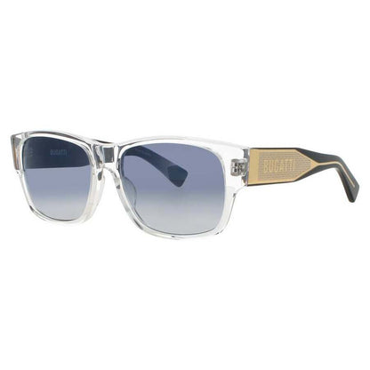 Men's Blue Rectangular Sunglasses