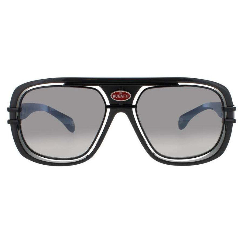 Men's Grey Rectangular Sunglasses