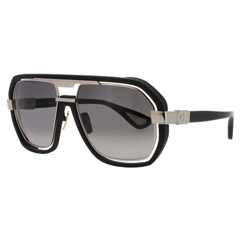 Men's Grey Rectangular Sunglasses