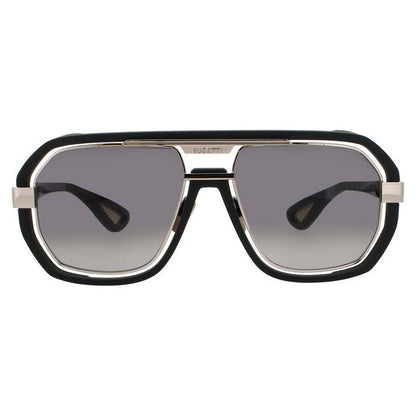Men's Grey Rectangular Sunglasses