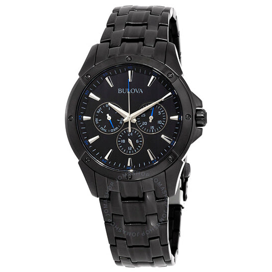 Bulova, Classic Multifuction Black Dial Men's Watch