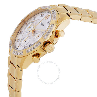 Bulova, Classic Chronograph Quartz Crystal Silver Dial Men's Watch