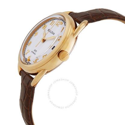 Bulova, Commodore Automatic Ivory Dial Ladies Watch