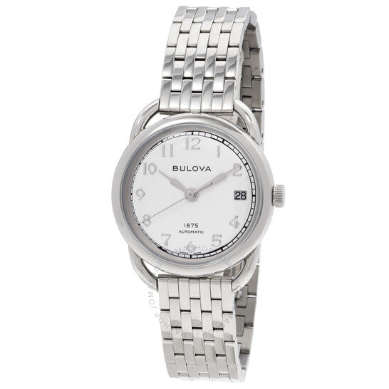 بولوفا، ساعة كومودور أوتوماتيكية للسيدات بمينا فضي