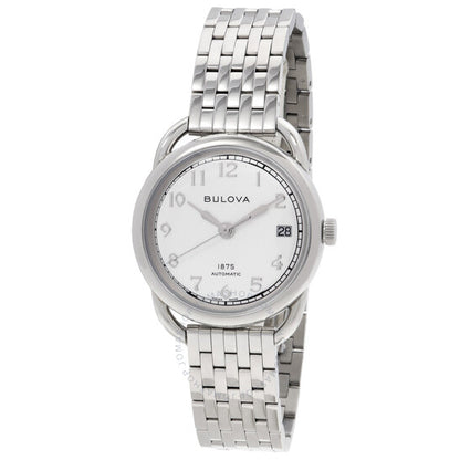 بولوفا، ساعة كومودور أوتوماتيكية للسيدات بمينا فضي