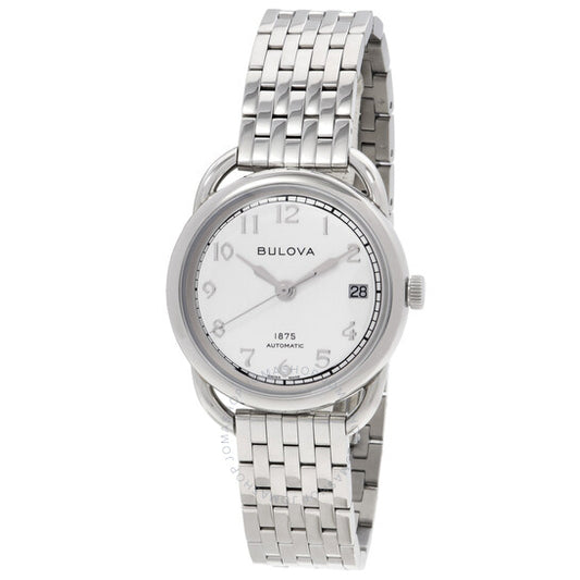 بولوفا، ساعة كومودور أوتوماتيكية للسيدات بمينا فضي