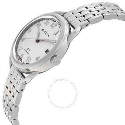 بولوفا، ساعة كومودور أوتوماتيكية للسيدات بمينا فضي