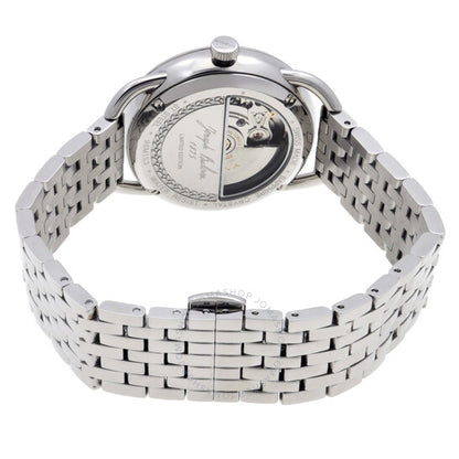 بولوفا، ساعة كومودور أوتوماتيكية للسيدات بمينا فضي