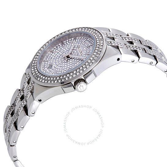 Bulova, Crystal Pave Men's Watch