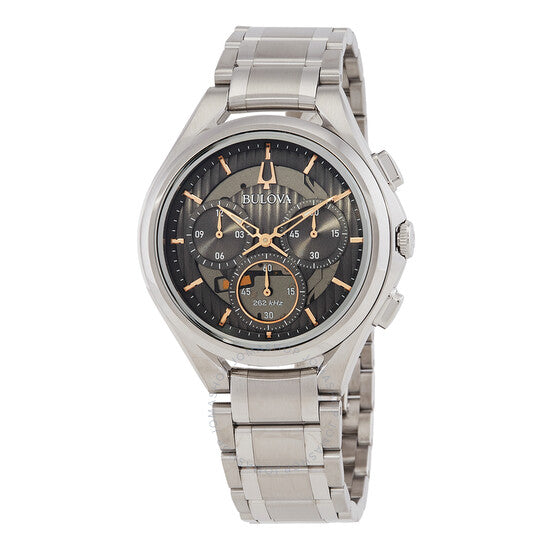 Bulova, Curv Chronograph Quartz Grey Dial Men's Watch