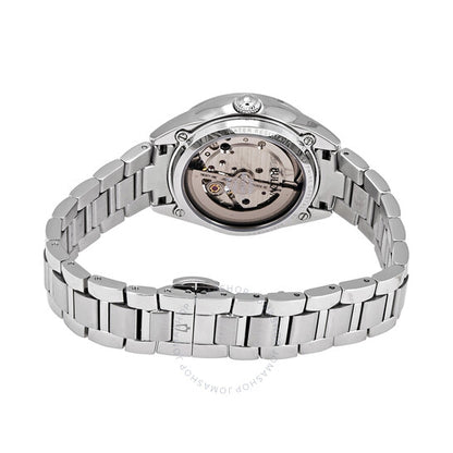 Bulova, Automatic Diamond Silver Dial Stainless Steel Ladies Watch