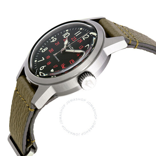 Bulova, Hack Automatic Black Dial Men's Watch