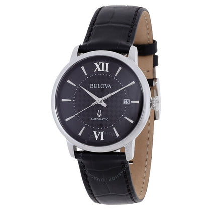 بولوفا، ساعة هدسون أوتوماتيكية للرجال بمينا أسود