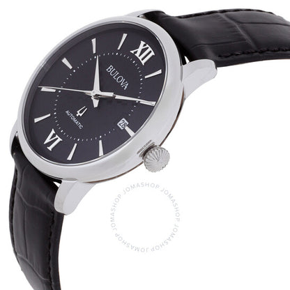بولوفا، ساعة هدسون أوتوماتيكية للرجال بمينا أسود