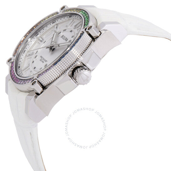 ساعة بولوفا أيكون دايموند بريسيجنست للسيدات بمينا فضي