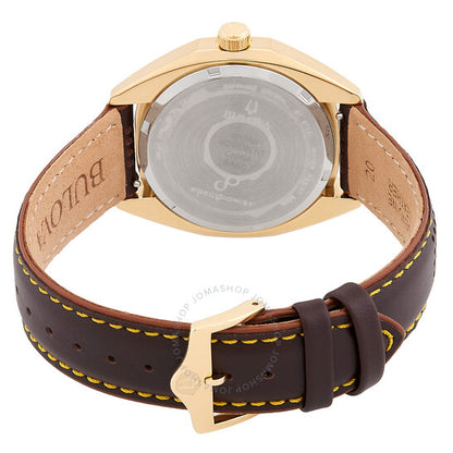 Bulova, Jet Star Quartz Gold Dial Men's Watch