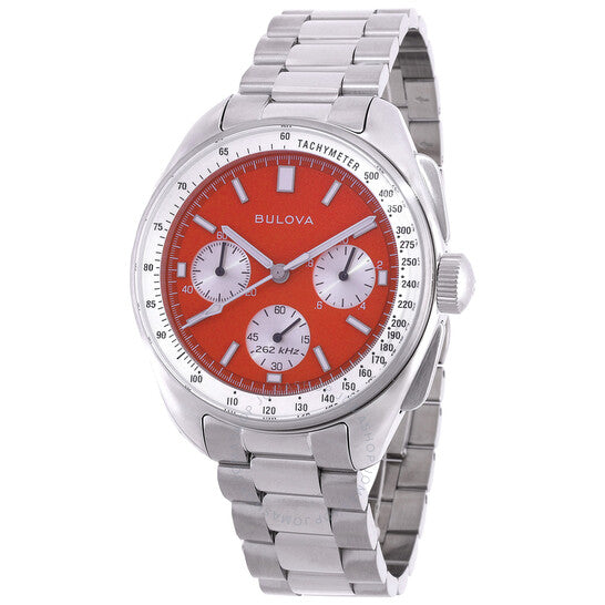 Bulova, Lunar Pilot Chronograph Quartz Red Dial Men's Watch