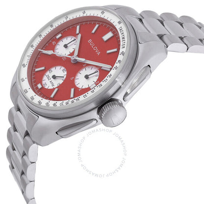 Bulova, Lunar Pilot Chronograph Quartz Red Dial Men's Watch