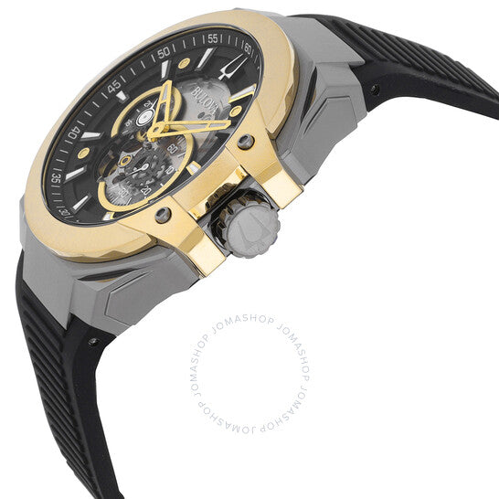 بولوفا، ساعة ماكينا أوتوماتيكية للرجال بمينا رمادي