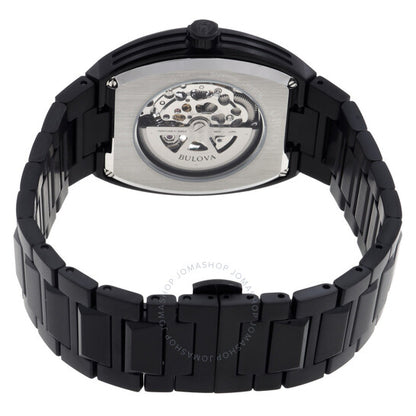 بولوفا، ساعة ماكينا أوتوماتيكية للرجال بمينا شبه هيكلي بألوان قوس قزح