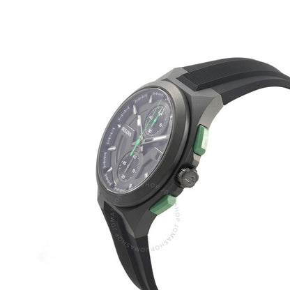 Bulova, Maquina Chronograph Quartz Black Dial Men's Watch