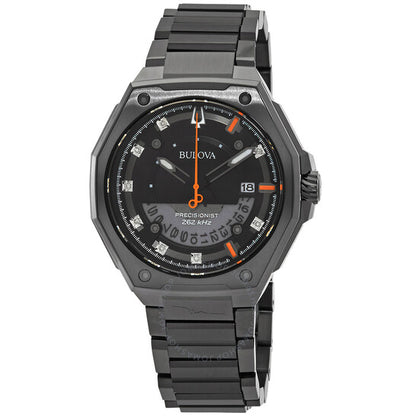 Bulova, Marc Anthony Quartz Diamond Black Dial Men's Watch