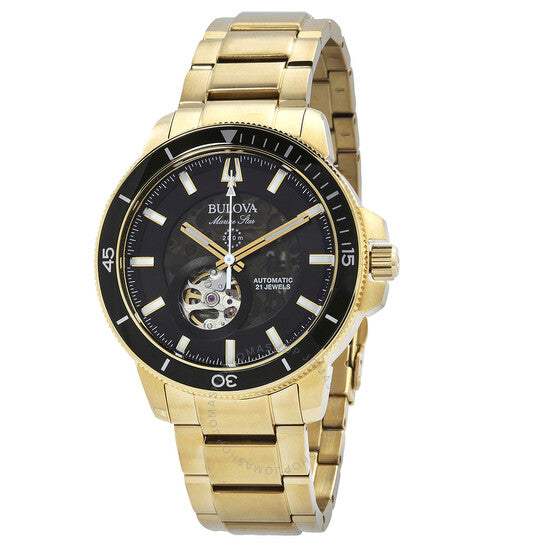 Bulova, Marine Star Automatic Black Dial Men's Watch