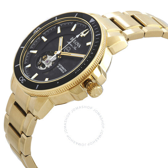 Bulova, Marine Star Automatic Black Dial Men's Watch
