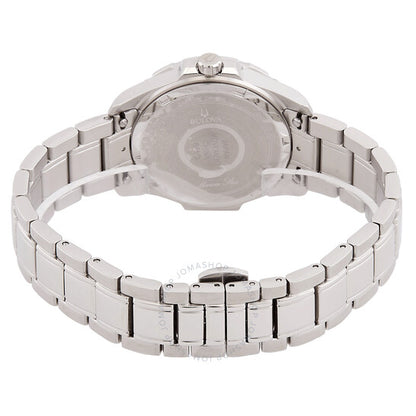 ساعة بولوفا مارين ستار كوارتز بمينا زرقاء للسيدات