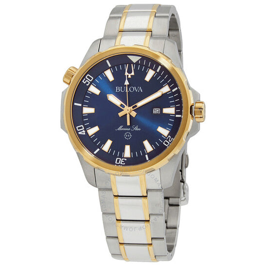 Bulova, Marine Star Quartz Blue Dial Men's Watch