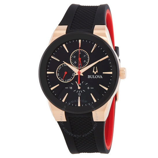 Bulova, Millenia Quartz Black Dial Men's Watch