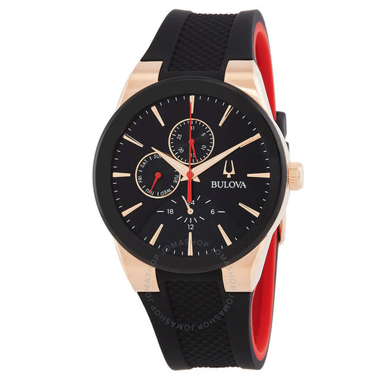 Bulova, Millenia Quartz Black Dial Men's Watch