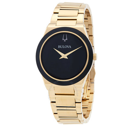 بولوفا، ساعة ميلينيا كوارتز للرجال بمينا أسود