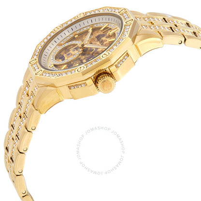 Bulova, Octava Automatic Crystal Gold Skeleton Dial Men's Watch