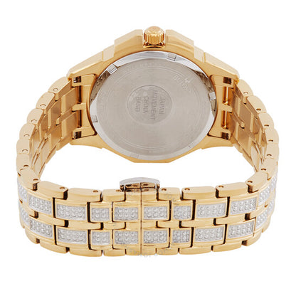 ساعة بولوفا أوكتافا كوارتز كريستال بمينا فضي للسيدات