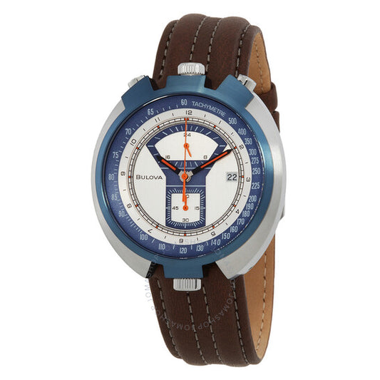 Bulova, Parking Meter Chronograph Quartz Silver Dial Men's Watch