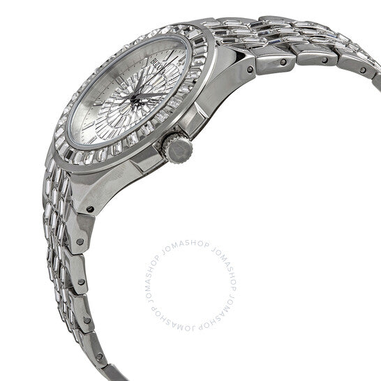 Bulova, Phantom Quartz Crystal Silver Pave Dial Men's Watch