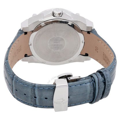 ساعة بولوفا بريسيجنست كوارتز كريستال فضية اللون للسيدات