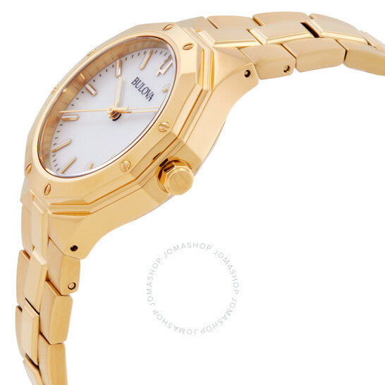 Bulova, Prestige Quartz Mother of Pearl Dial Ladies Watch