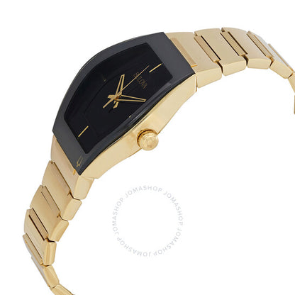 Bulova, Quartz Black Dial Gold-tone Men's Watch