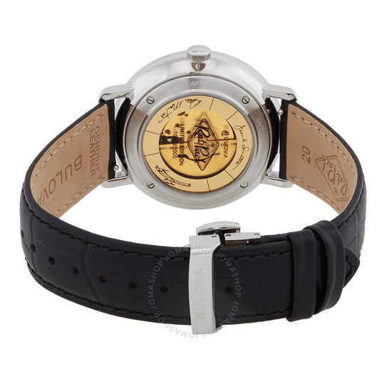 بولوفا، ساعة رات باك أوتوماتيكية للرجال بمينا أسود