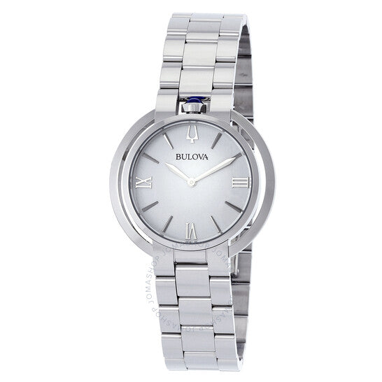 بولوفا، ساعة رباعيات كوارتز نسائية بمينا أبيض