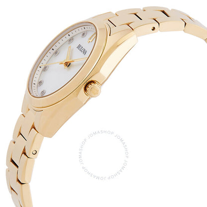 ساعة بولوفا سيرفيور كوارتز كريستال للسيدات