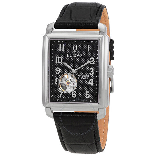 Bulova, Sutton Automatic Black Dial Unisex Watch