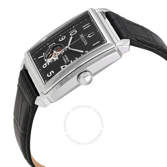 Bulova, Sutton Automatic Black Dial Unisex Watch