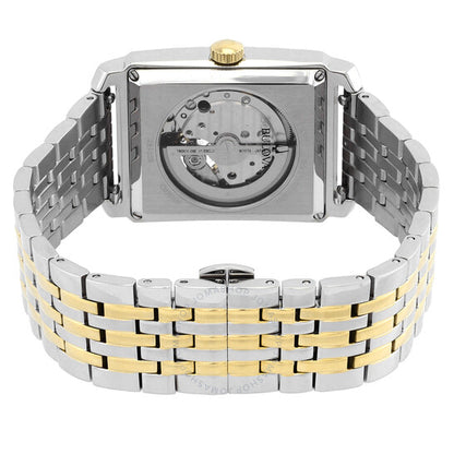 Bulova, Sutton Automatic Silver Dial Two-Tone Men's Watch