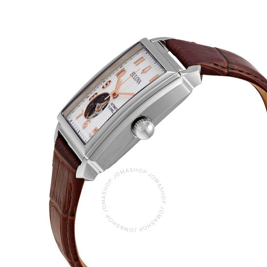 Bulova, Sutton Automatic Silver White Dial Men's Watch